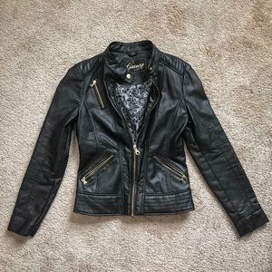 Guess leather jacket